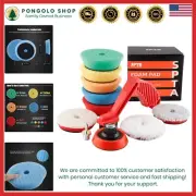 Car Polishing Kit 11Pcs Foam Wool Microfiber Drill Buffing Pads Polisher