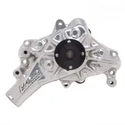 Edelbrock Water Pump Mechanical Long High-Volume Aluminium Polished Clockwise For Chevrolet Small Block Each EB8821