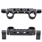 15mm RailBlock Clamp 1/4"-20 Thread for 15mm Rod Camera Cage Baseplate Black