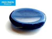 Blue Onyx Amulet Gemstone Thumb Palm Chakra Healing Therapy Worry Stone Cabochon