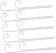 PHENOFICE 10pcs Durable Metal Shepherd Hooks for Plant Sign Holders Versatile Garden Stakes for Hanging Ornaments Sturdy Markers for Outdoor Decoration Height