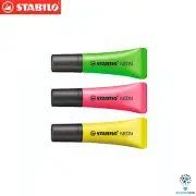 3pcs Stabilo Neon Highlighter | Trendy Design Highlighters | Home Office School