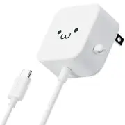 ELECOM Charger 12W Type-C Cable 1.5m [Android/Tablet Compatible] White Face