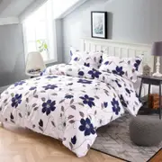 Dreamfields Double Brunnera Design Soft Quilt Doona Duvet Cover Set