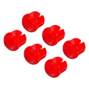 Starts Arcade Buttons ABS Micro Card Plug Button DC 12V Red Pack of 8