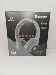 Bluetooth headphones button controls 9hour run time mic bass