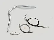 H037-068C POLICE Type 4 Handle Set, Chrome Plated CB1300SB (10-13 ABS Car)