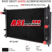 3-ROW ALUMINUM RADIATOR FOR 02-08 FORD BA BF FALCON V8 FAIRMONT XR8 XR6 TURBO AT