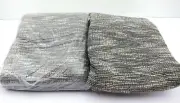 Threshold 95"x54" Dark Gray Weave Textured Light Filtering Window Curtain Panels