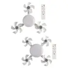 Drone Fan with LED Lantern Remote Control Electric Cordless Fan for Home Outdoor