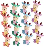 GARVALON 24pcs Portable Mini Cartoon Erasers Detachable Multi Function Pencil Erasers for Students Safe and Materials for Nursery and Office Supplies Random Color