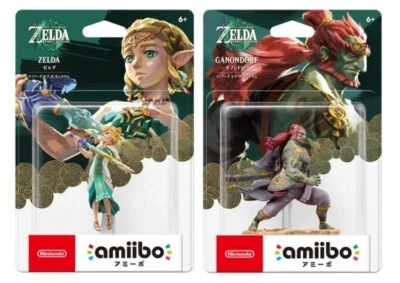 Tears of the Kingdom The Legend of Zelda Nintendo amiibo ZELDA/GANONDORF set PSL