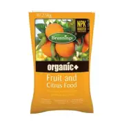 QLD NEW Brunnings Organic+ Fruit And Citrus Fertiliser 2.5kg