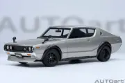 1:18 Nissan Skyline 2000 GT-R (KPGC110) Tuned Version -- Silver -- AUTOart 77466
