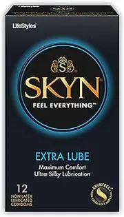 LifeStyles Skyn Extra Lubricated Non-Latex Condom 36-Pack