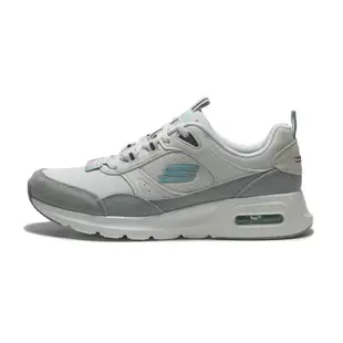 SKECHERS 休閒鞋 AIR-COOLED 灰白藍 氣墊 健走鞋 女 150075LBMT