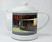 Edward Hopper Nighthawks Art Porcelain Pitcher. 32 Ounce.
