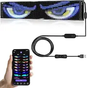 Programmable Devil Eyes for Cars,LED Sign for Car,Bluetooth APP Control,DIY Edit Text, Patterns, Animations
