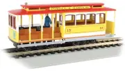 Cable Car with Grip Man - Maroon & Tan - HO Scale