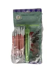 Metal Clay Extruded And Cake Molding Set 33 Pieces Brand New