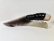 Midnight Lace Obsidian Knife~Springbok~Sharpest QUALITY~Bushcraft~Hunt~Wyoming