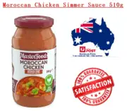 NEW Australia MasterFoods Moroccan Chicken Simmer Sauce 510g + Free Ship