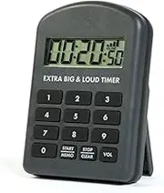 Extra Big & Loud Timer - Loud Enough for Noisy Commercial Kitchens