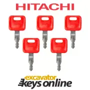 Hitachi H800 (Set Of 5) Excavator Key Dozers, Skid-steers Hitachi Ignition