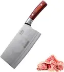 Professional Chinese Chef'S Knife 7.4 Inch, Ultra Sharp Meat Cleaver Kitchen Kni