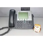 CISCO CP-7941G VOIP POE BUSINESS PHONE W/HANDSET & STAND