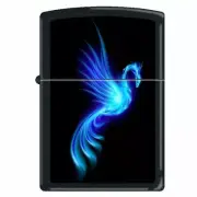 Phoenix Burning Blue Zippo Lighter - New in Box!