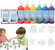 Handmade Magic Fairy Water Gel Set, Creative Water Gel Toy for Boys, Magic Gel Water Toy Crafts Kit Creative Magic Gel Water Art Kit for Boys Girls Kids Child