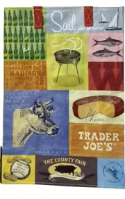 Trader Joe's Wisconsin Reusable Shopping Grocery Gift Tote Bag, New With Tags.