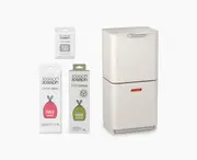 Waste & Recycling Bin Totem 60L Set Stone | Joseph Joseph AU