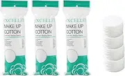 Homiliky 100% Pure Cotton Rounds for Face,300 Count Makeup Remover Pads Pearl Cotton Sheet,Hypoallergenic, Lint-Free,For Sensitive Skin Beauty and Personal Care,Pack of 3-300 Cotton Pads