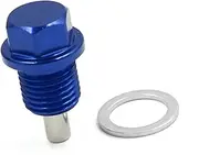 M14 x 1.5 Blue Aluminum Alloy Magnetic Engine Oil Pan Drain Bolt Screw for Car Auto Replacement Parts