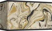 Rectangular Lamp Shade Venetian Marble Large 8/17x8/17x10 Spider Harp and Finial