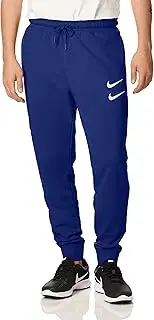 Nike M NSW Swoosh Pant ft Sport Trousers - Black/(White), X-Small