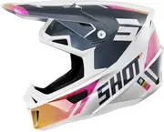 Shot Lite Ultra Motocross Helmet, pink-blue, Size S for Men Pink Blue