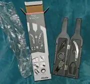 FANTASTIC NEW 7 PIECE DELUXE WINE SET!! CORKSCREWS, OPENERS