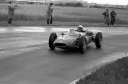 Lucien Bianchi In A Cooper Maserati T53 In The British Grand Prix OLD PHOTO