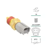 Tridon Coolant Temperature Sensor for Daimler XJ X30 4.0L 8cyl 97-03 3/8-18NPT
