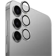 Uniq Galaxy S25+ Aluminium Camera Lens Protector - Silver Ultra-Slim Fit - HD Clarity - Scratch-Resistant - Anti-Fingerprint - Bubble-Free Installation [UNIQ-GS25P-LENSSIL]