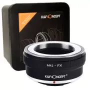 K&F Concept M42-FX Adapter M42 Lens to Fujifilm X Mount Mirrorless (KF06.058)