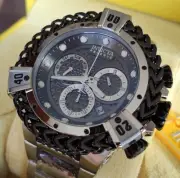 Invicta 30541 Reserve Men's Chronograph Quartz Black Olive Branch Chain LinksNIB