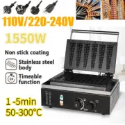 1550W 50-300℃ Non-stick Waffle Pine Tree Pancake Maker Heating Cake Machine New