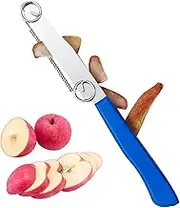 Quick Slicing Knife, 3in1 Quick Slicer, Multifunctional Fruit Peeling Knife with Removable Spring, Paring Knife, Fruit and Vegetable Peeler Kitchen Gadget
