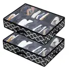 Sturdy Shoe Storage Compartment Under-bed Organizer Capacity Shoes Bag