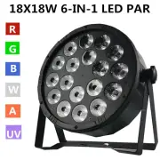 LED PAR 18 x18W RGBWA+UV 6-In-1 - Professional Stage Lighting