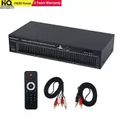 885BT 220V 40-band Stereo Graphic EQ Bluetooth Equalizer Audio Receiver + Remote